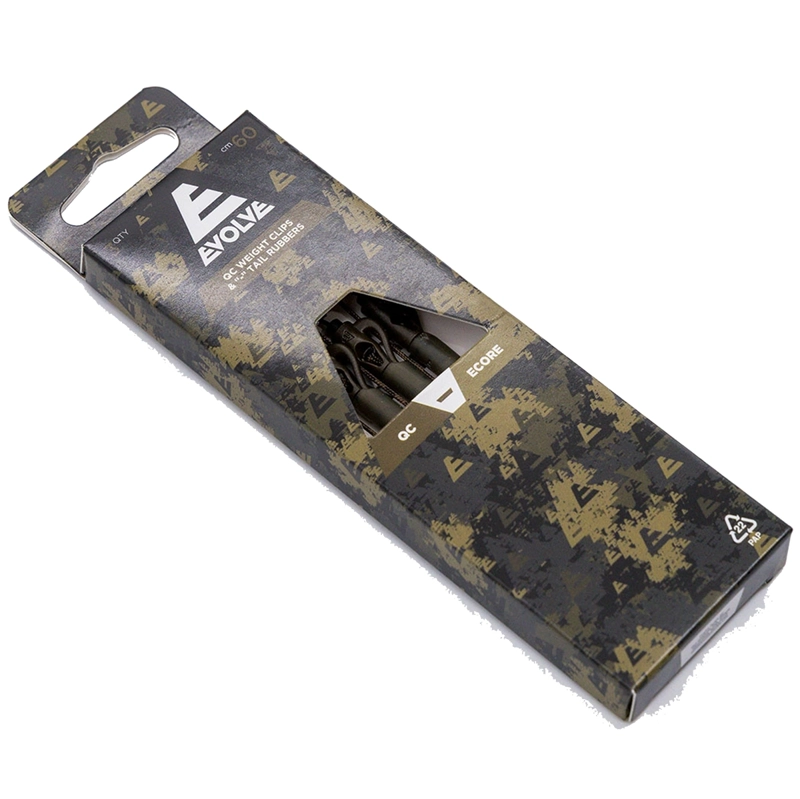 Evolve Tackle QC Weight Clips & - Tail Rubbers Ready Tied Leaders